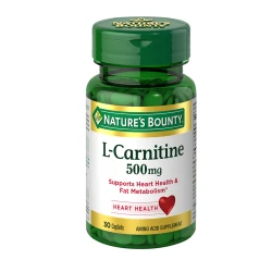 Nature's Bounty L Carnitine 500mg Caplets 30 S