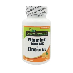 Pure Health Vitamin C1000mg + ZINC 50mg Tablet 30'S