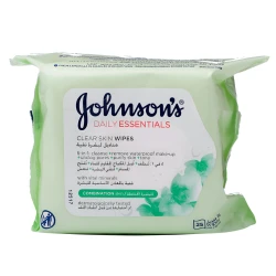 Johnsons Daily Essential CLEANS  Wipes 25'S