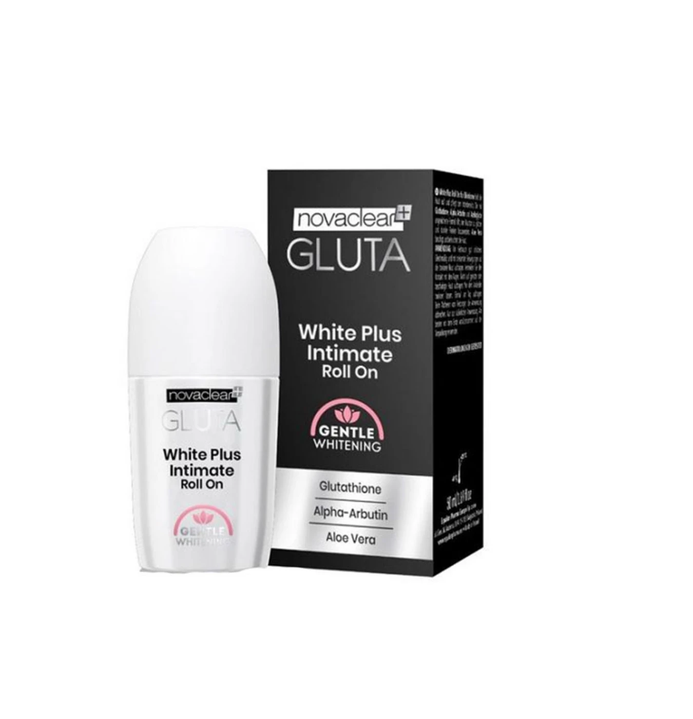 glutathione white plus Novaclear Gluta White Plus Intimate Roll On 50Ml